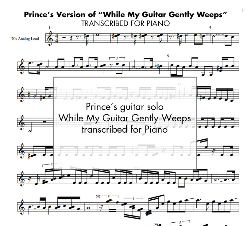 While My Guitar Gently Weeps